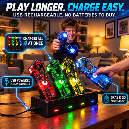 ZapStorm™ 4-Player Laser Tag Battle Set